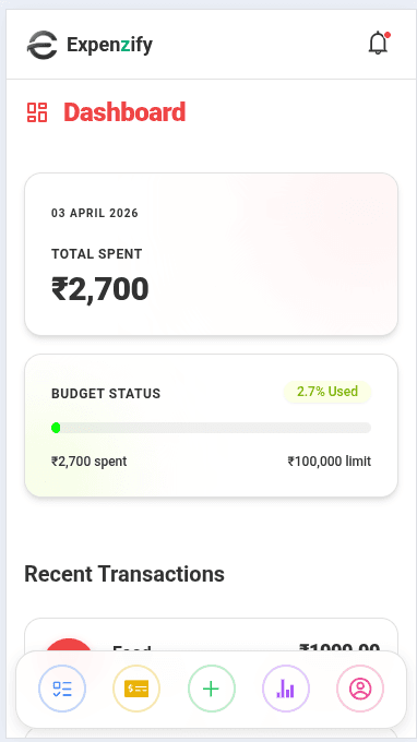 Expenzify screenshot 2